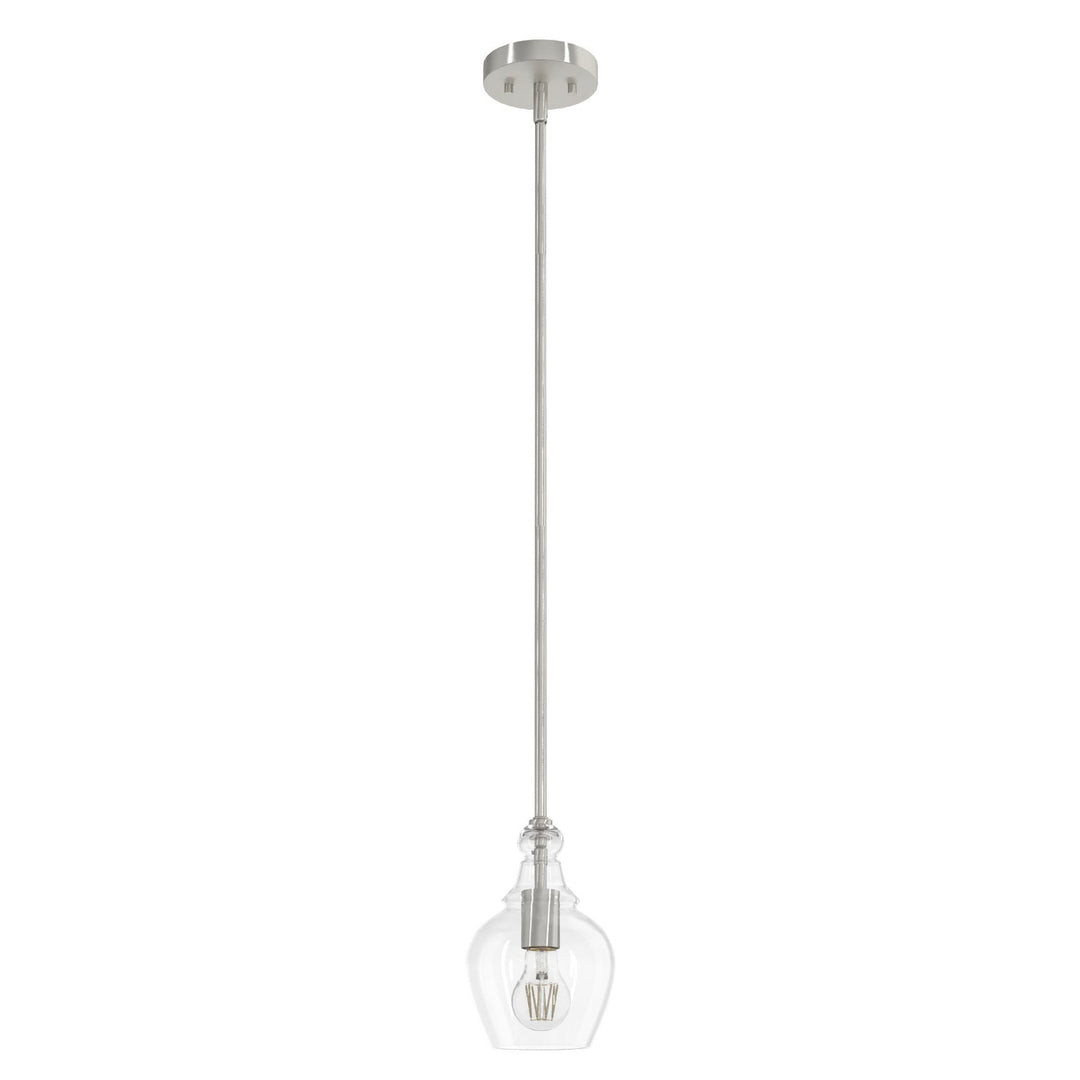 Maple Park One Light Mini Pendant in Brushed Nickel