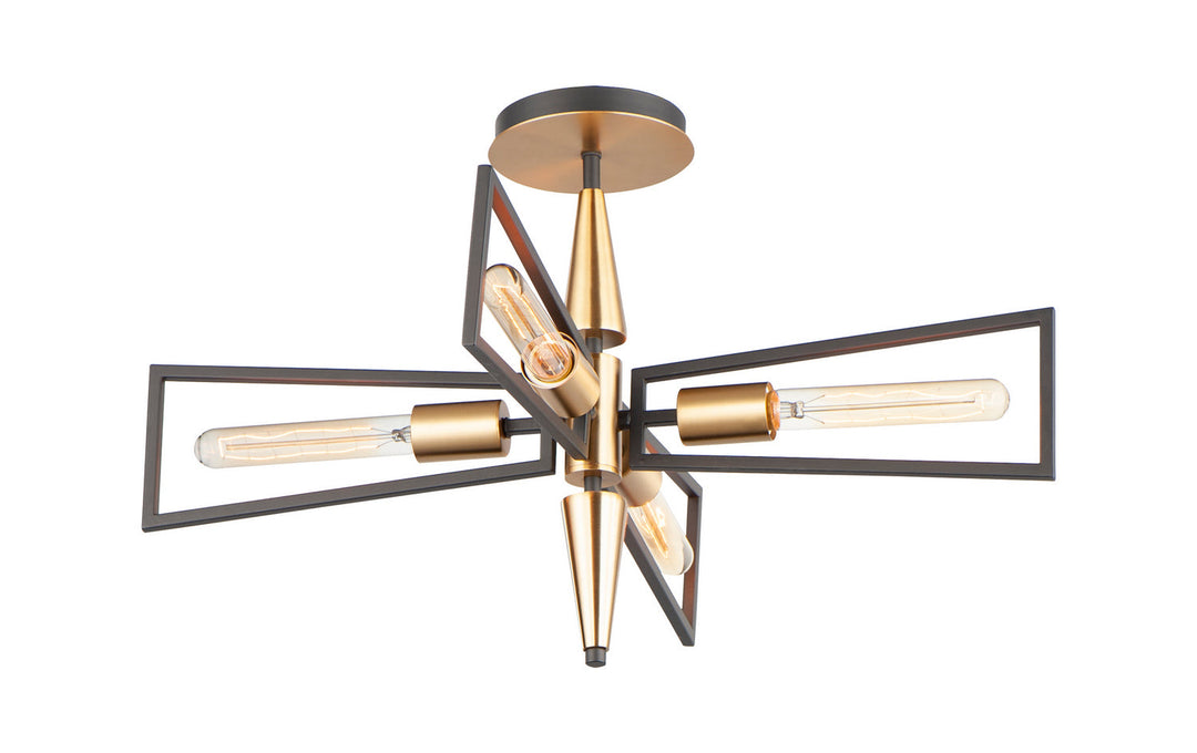 Maxim Four Light Flush Mount