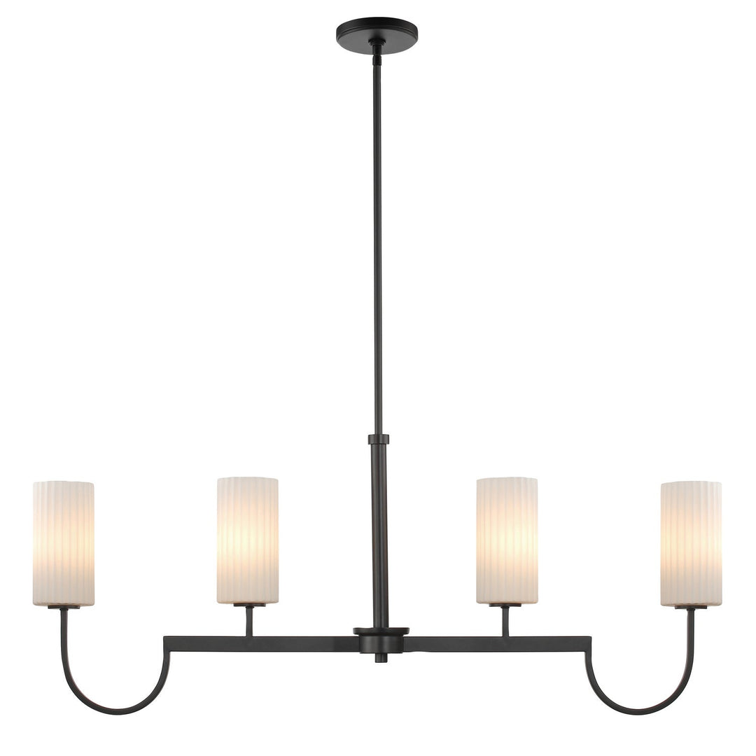 Maxim Four Light Linear Chandelier