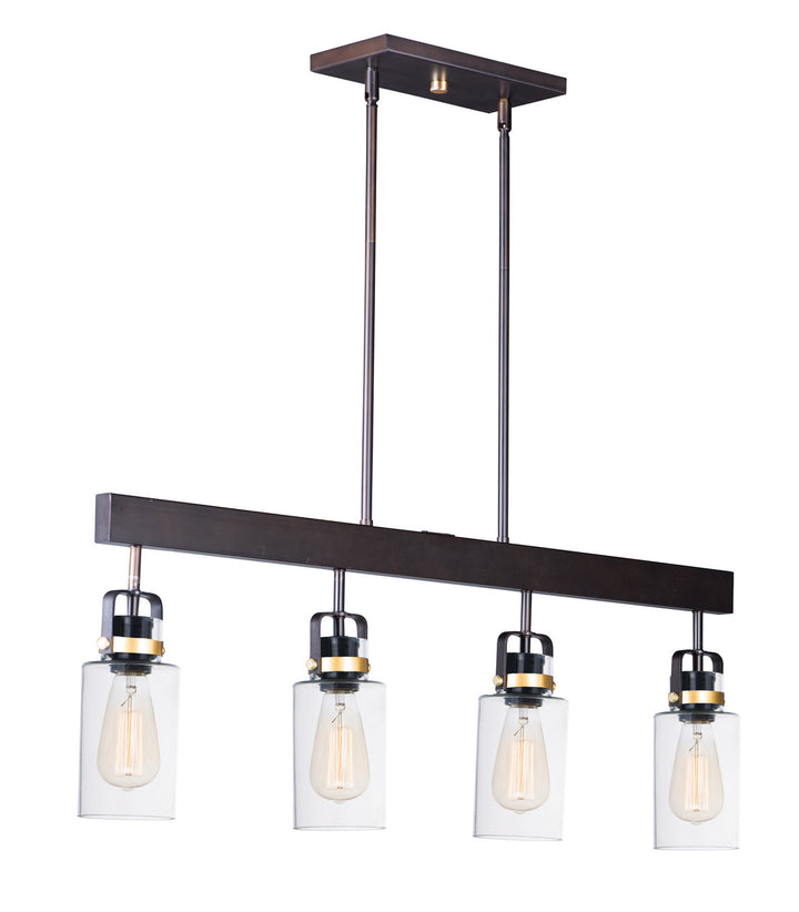 Maxim Four Light Linear Pendant