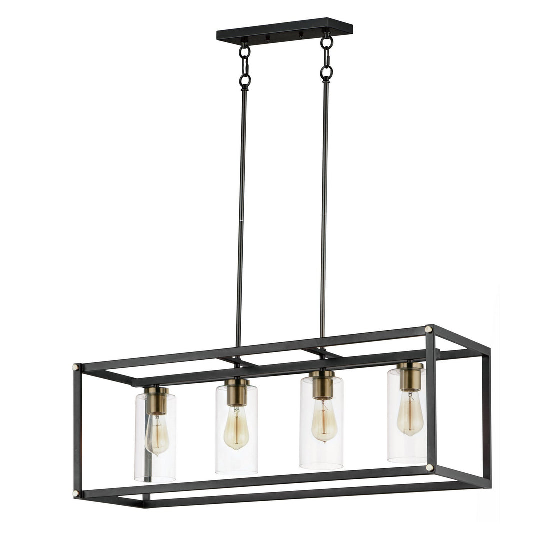 Maxim Four Light Linear Pendant