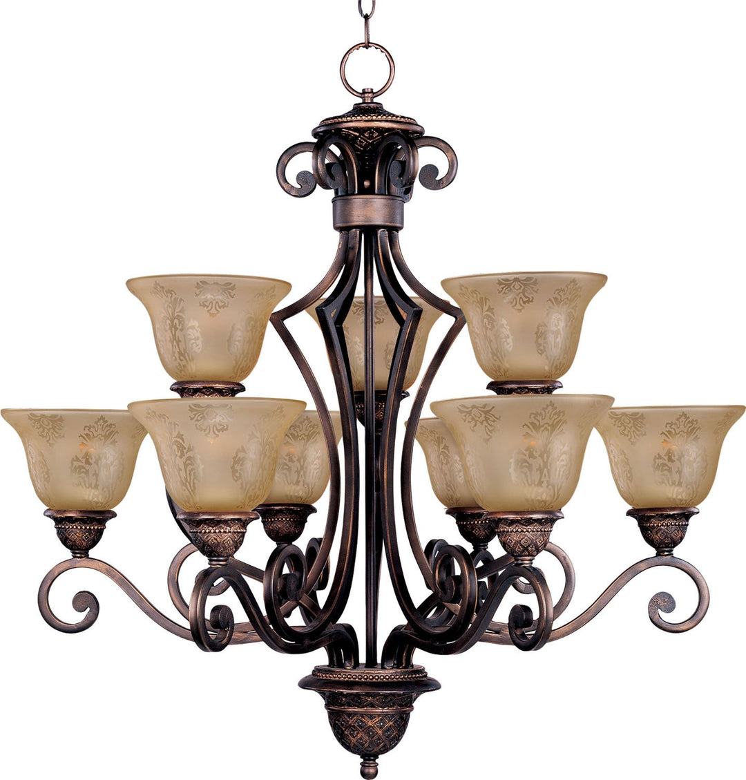 Maxim Nine Light Chandelier