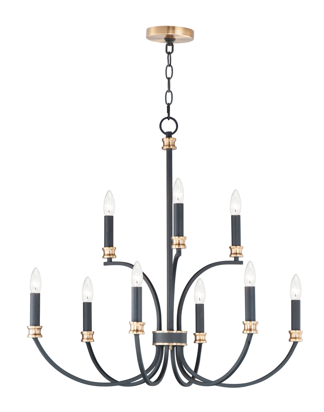 Maxim Nine Light Chandelier