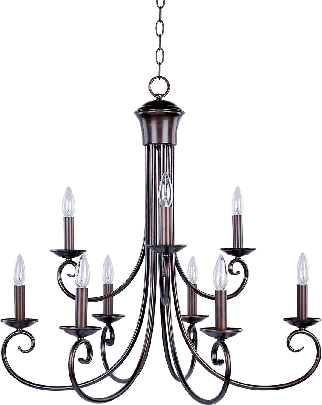 Maxim Nine Light Chandelier