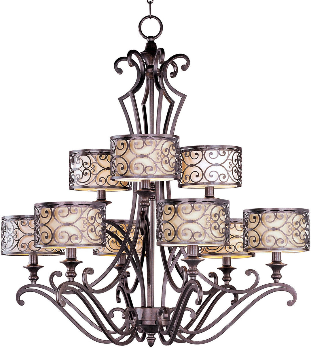 Maxim Nine Light Chandelier