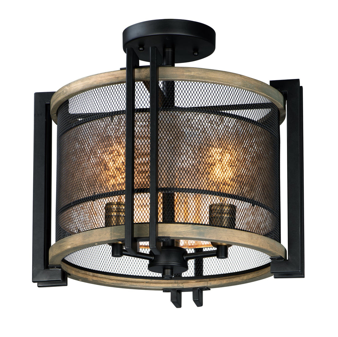Maxim Three Light Flush Mount