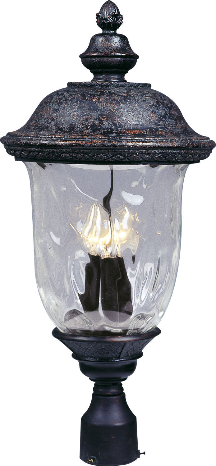 Maxim Three Light Outdoor Pole/Post Lantern