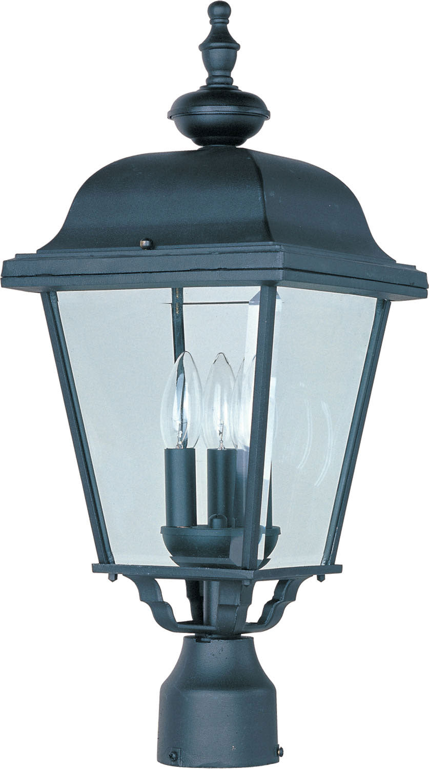 Maxim Three Light Outdoor Pole/Post Lantern