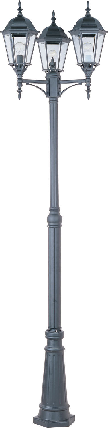 Maxim Three Light Outdoor Pole/Post Lantern