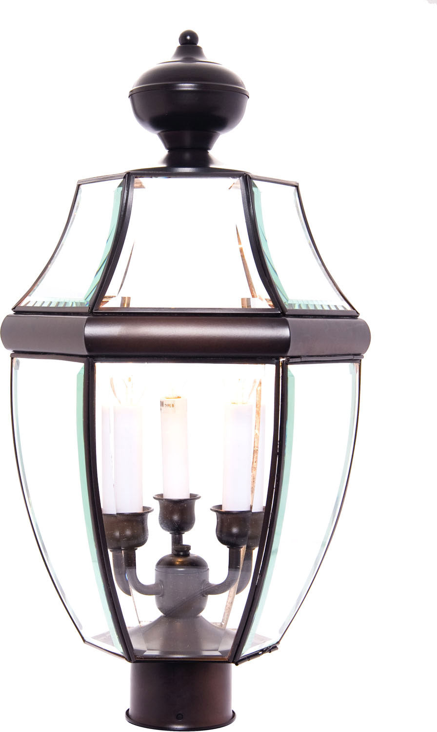 Maxim Three Light Outdoor Pole/Post Lantern