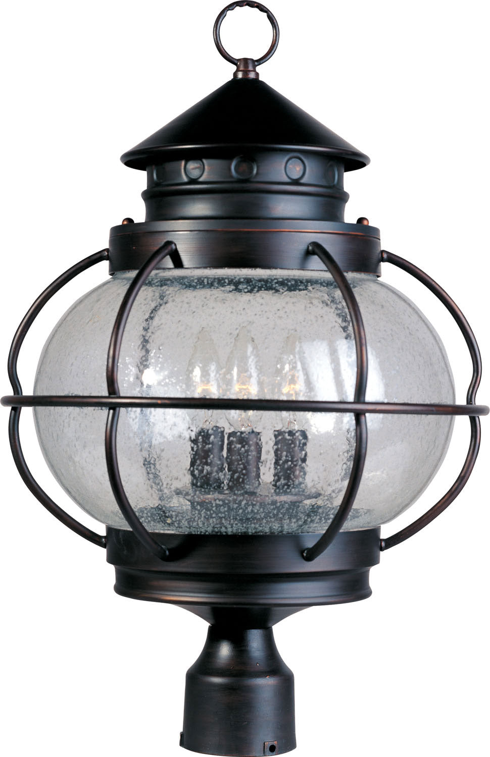 Maxim Three Light Outdoor Pole/Post Lantern