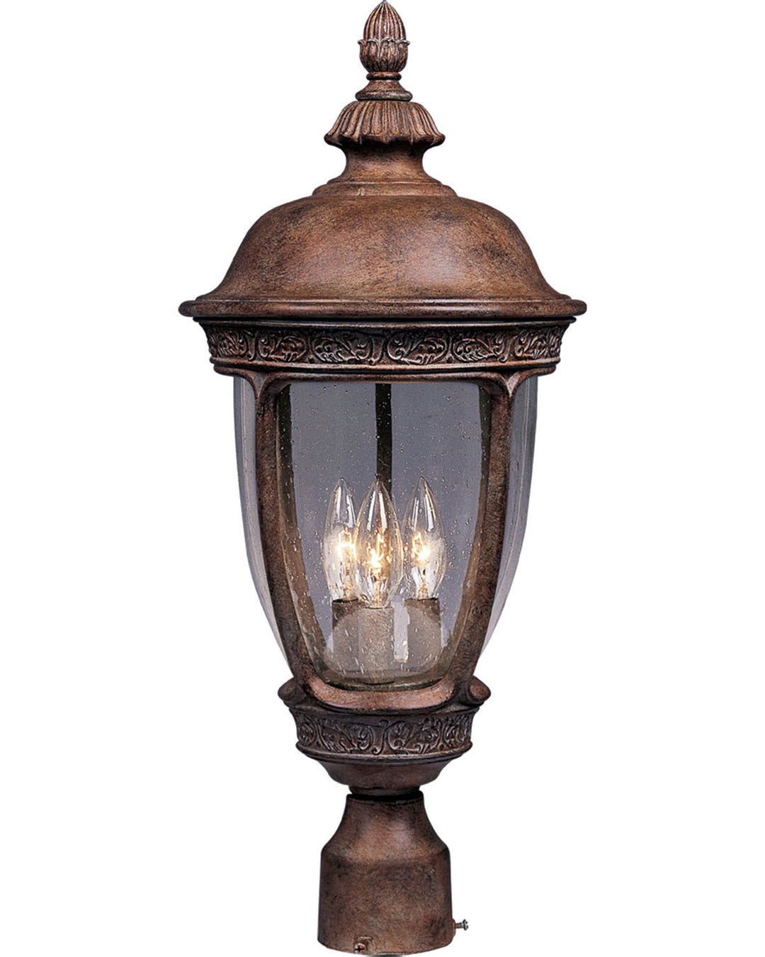 Maxim Three Light Outdoor Pole/Post Lantern