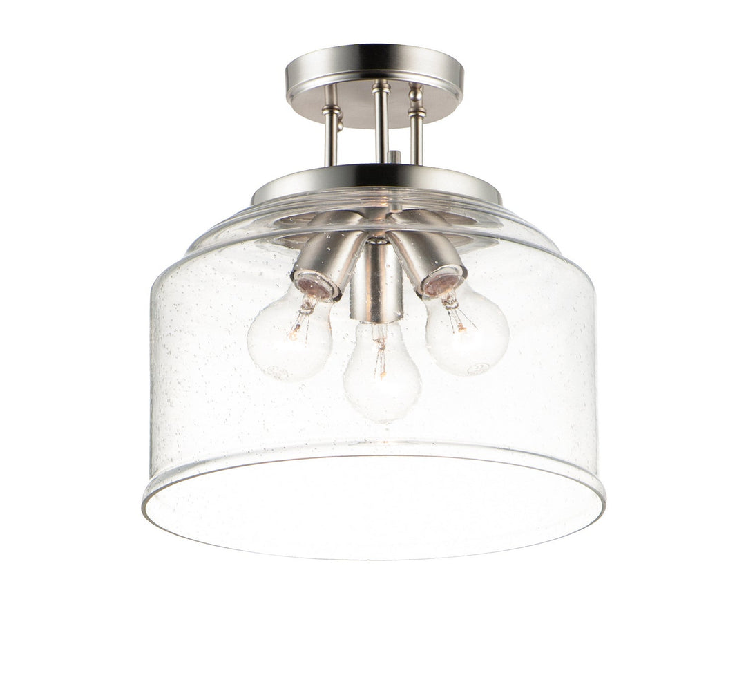 Maxim Three Light Semi-Flush Mount