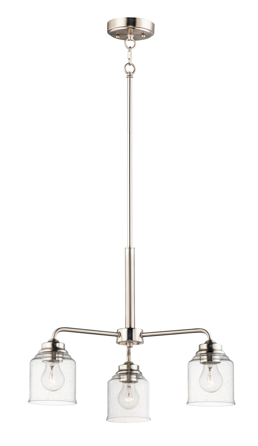Maxim Three Light Semi-Flush Mount/Chandelier