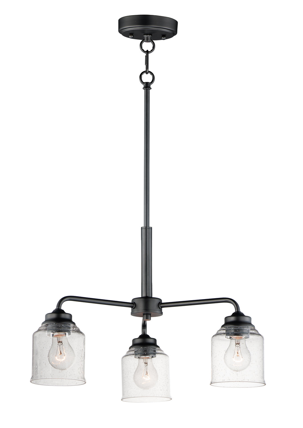 Maxim Three Light Semi-Flush Mount/Chandelier