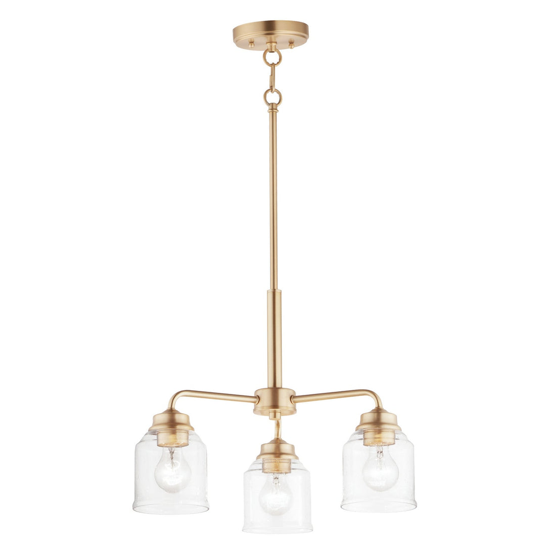 Maxim Three Light Semi-Flush Mount/Chandelier