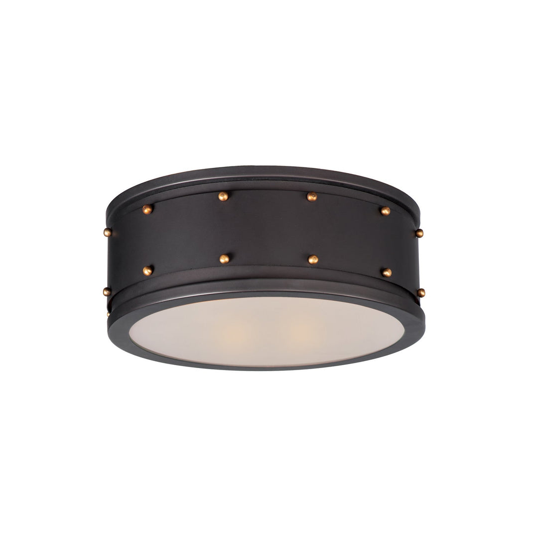 Maxim Two Light Flush Mount