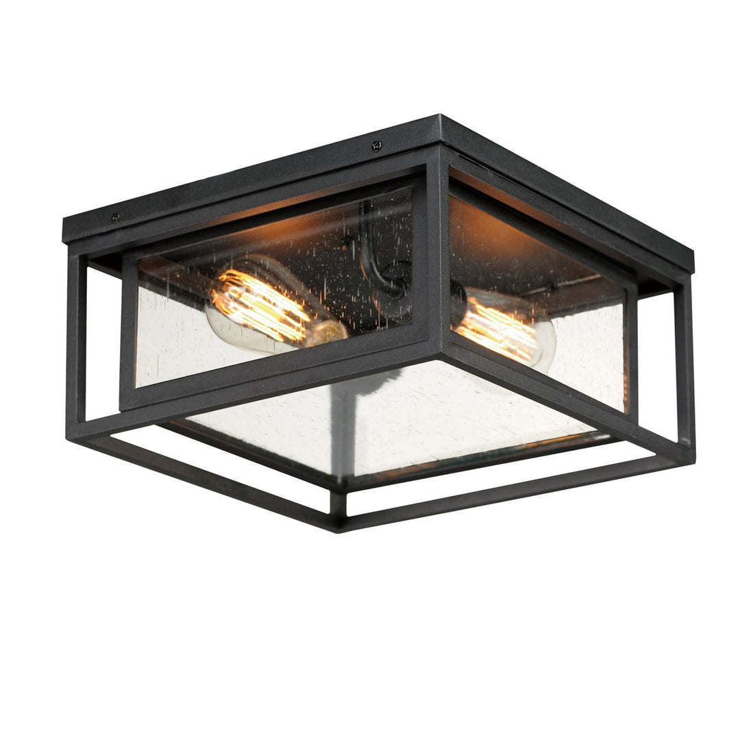 Maxim Two Light Outdoor Flush Mount