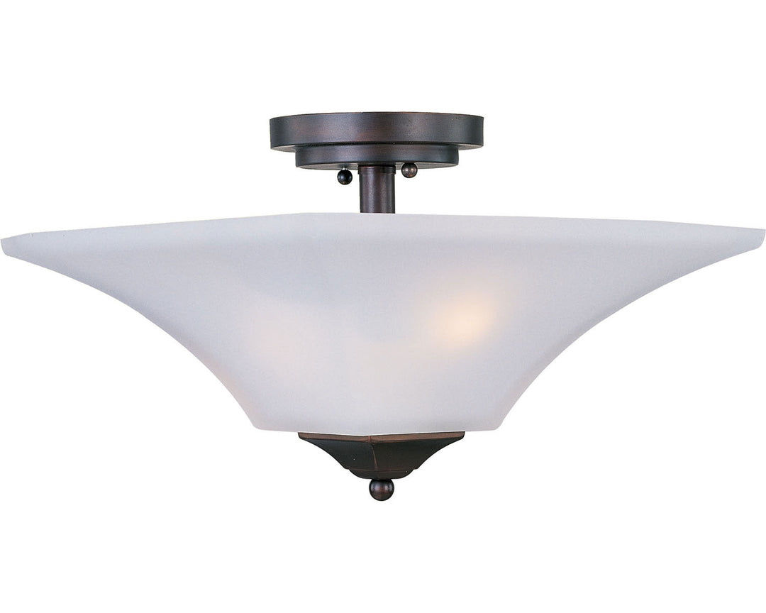 Maxim Two Light Semi-Flush Mount