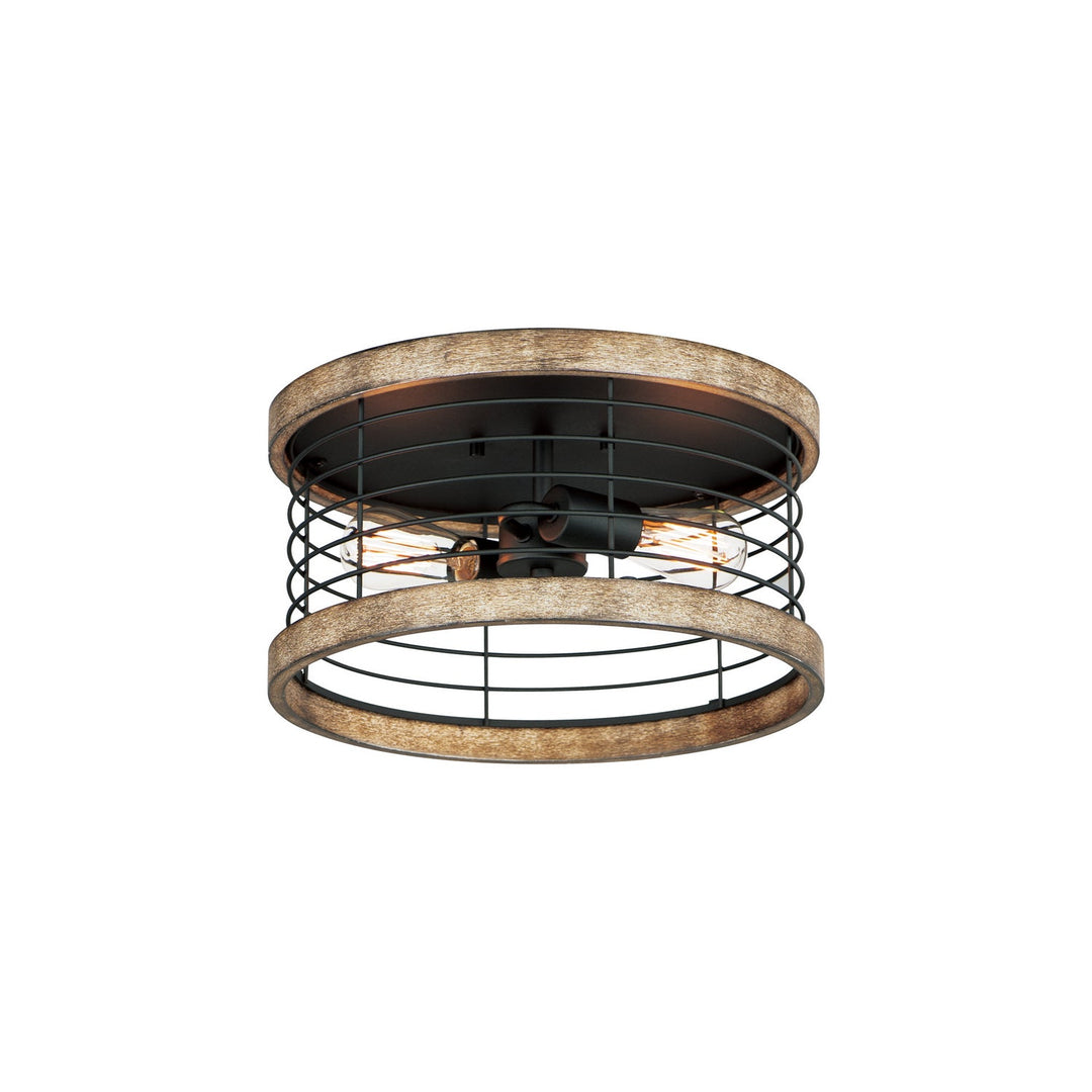 Maxim Two Light Semi-Flush Mount
