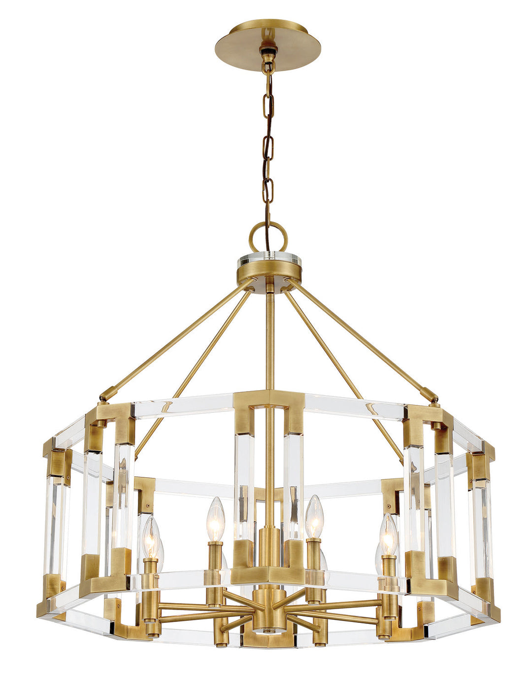 Metropolitan Eight Lights Chandelier
