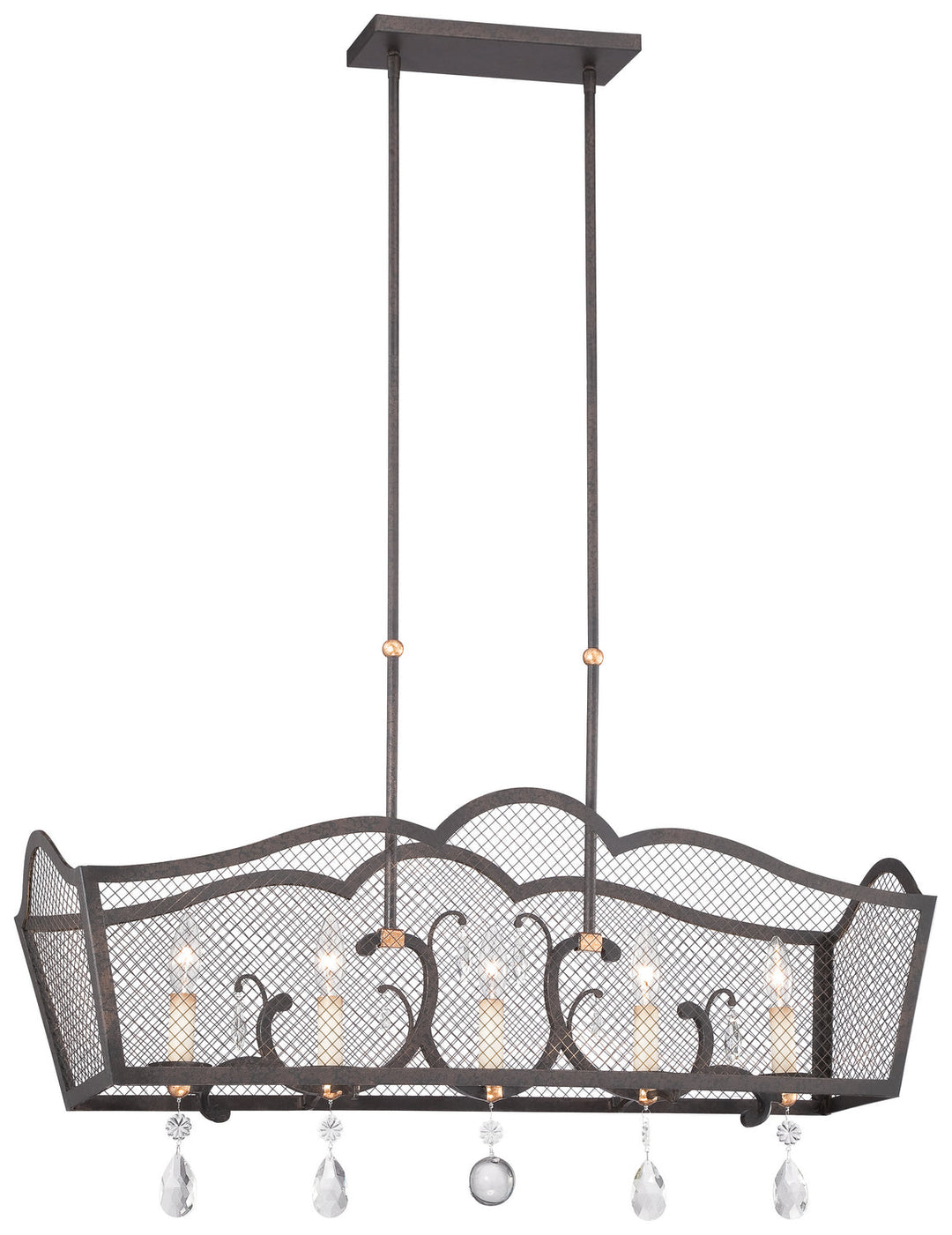 Metropolitan Five Light Island Pendant