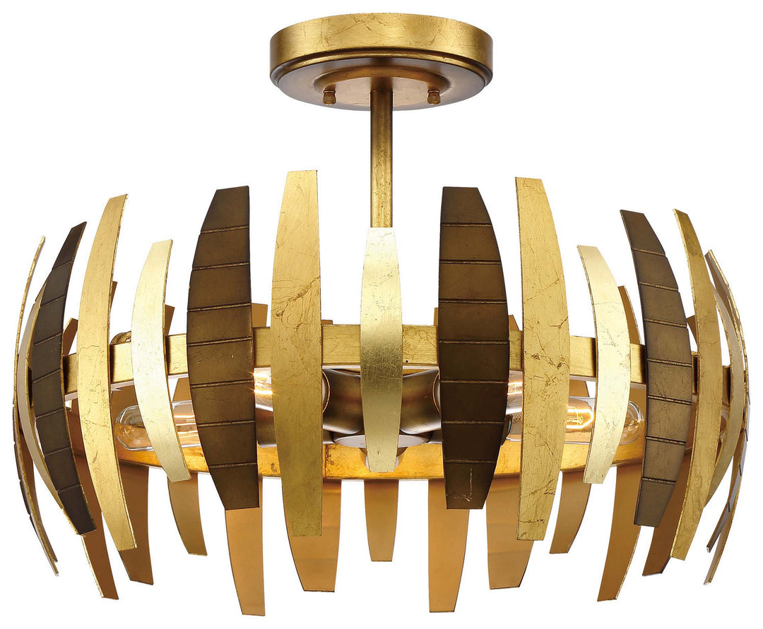 Metropolitan Five Light Semi Flush Mount