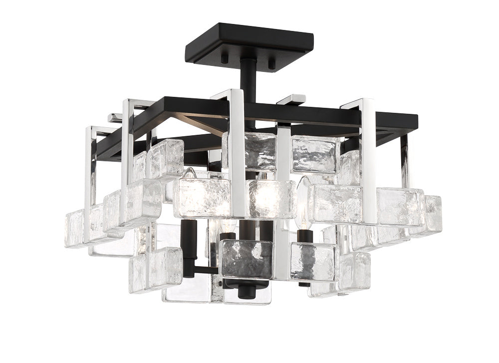 Metropolitan Four Light Semi Flush Mount