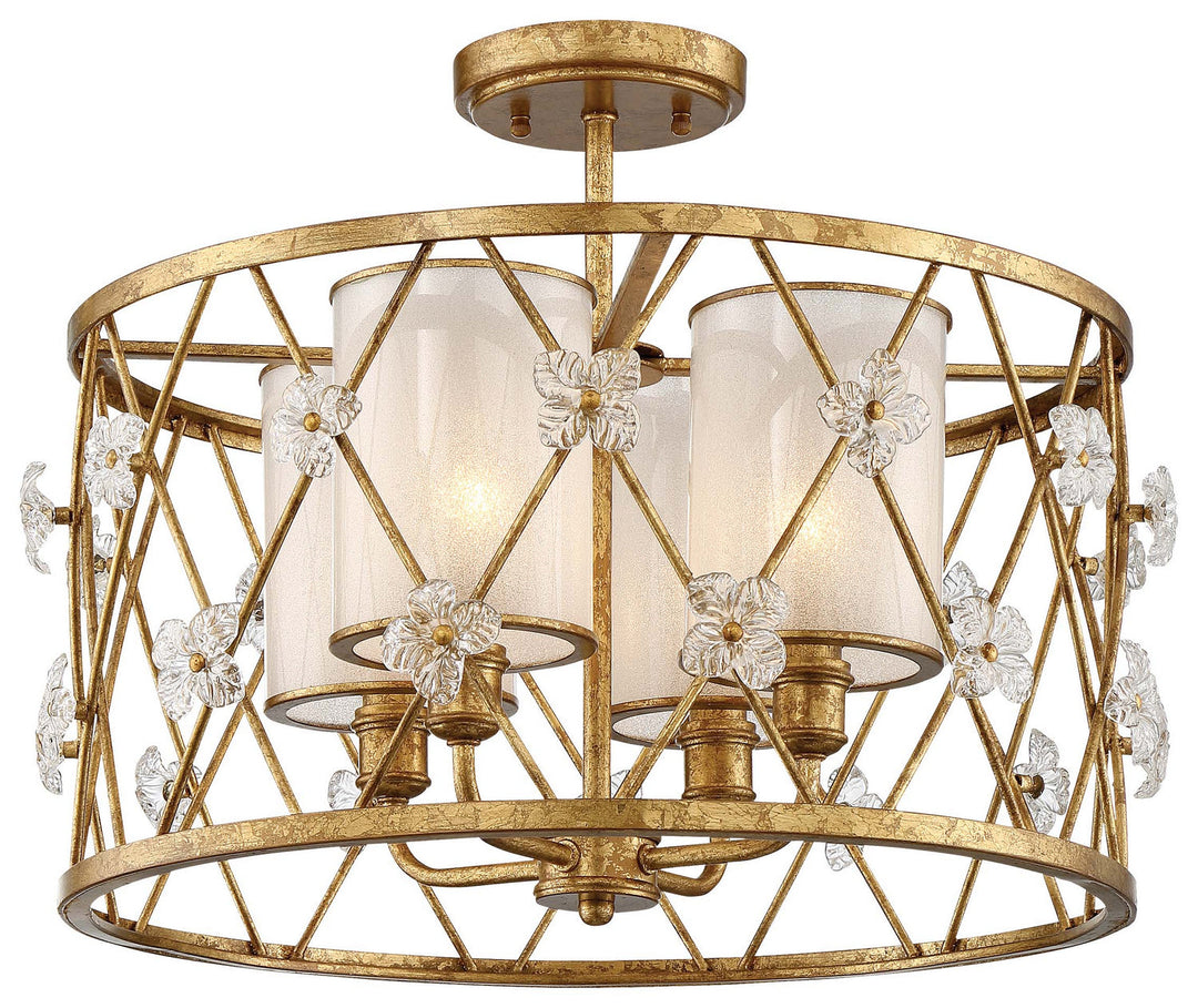 Metropolitan Four Light Semi Flush Mount