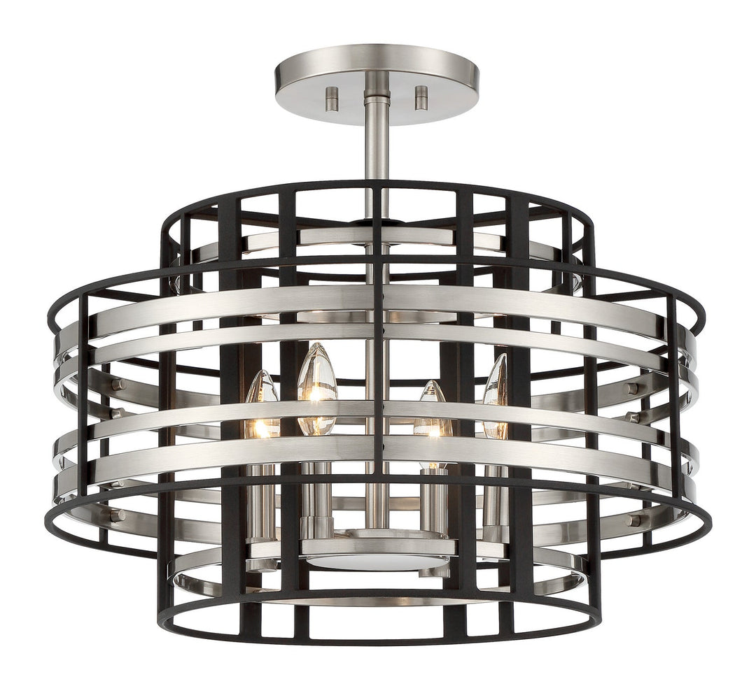 Metropolitan Four Light Semi Flush Mount