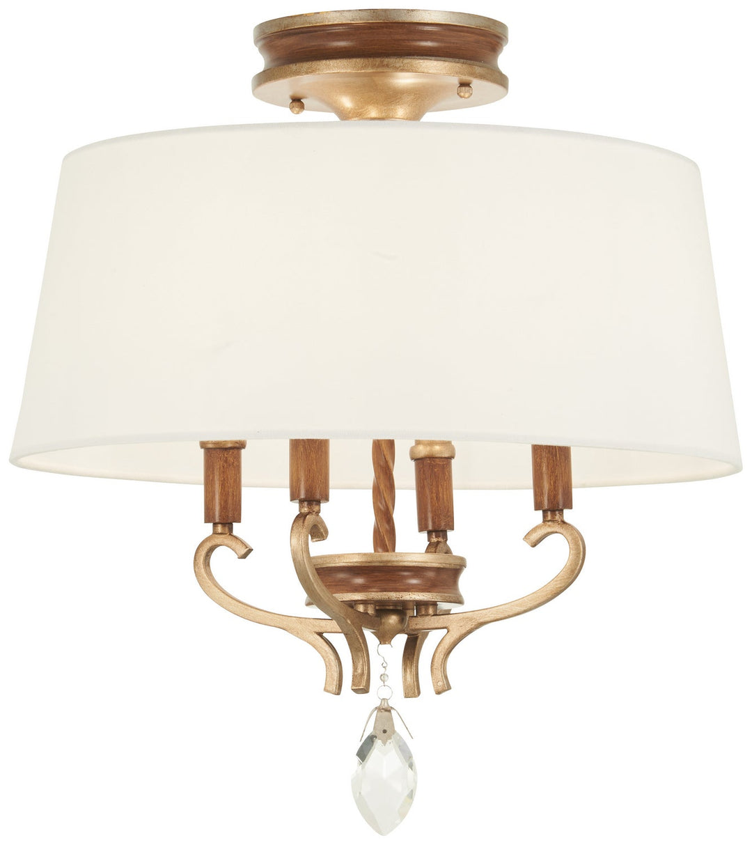 Metropolitan Four Light Semi Flush Mount