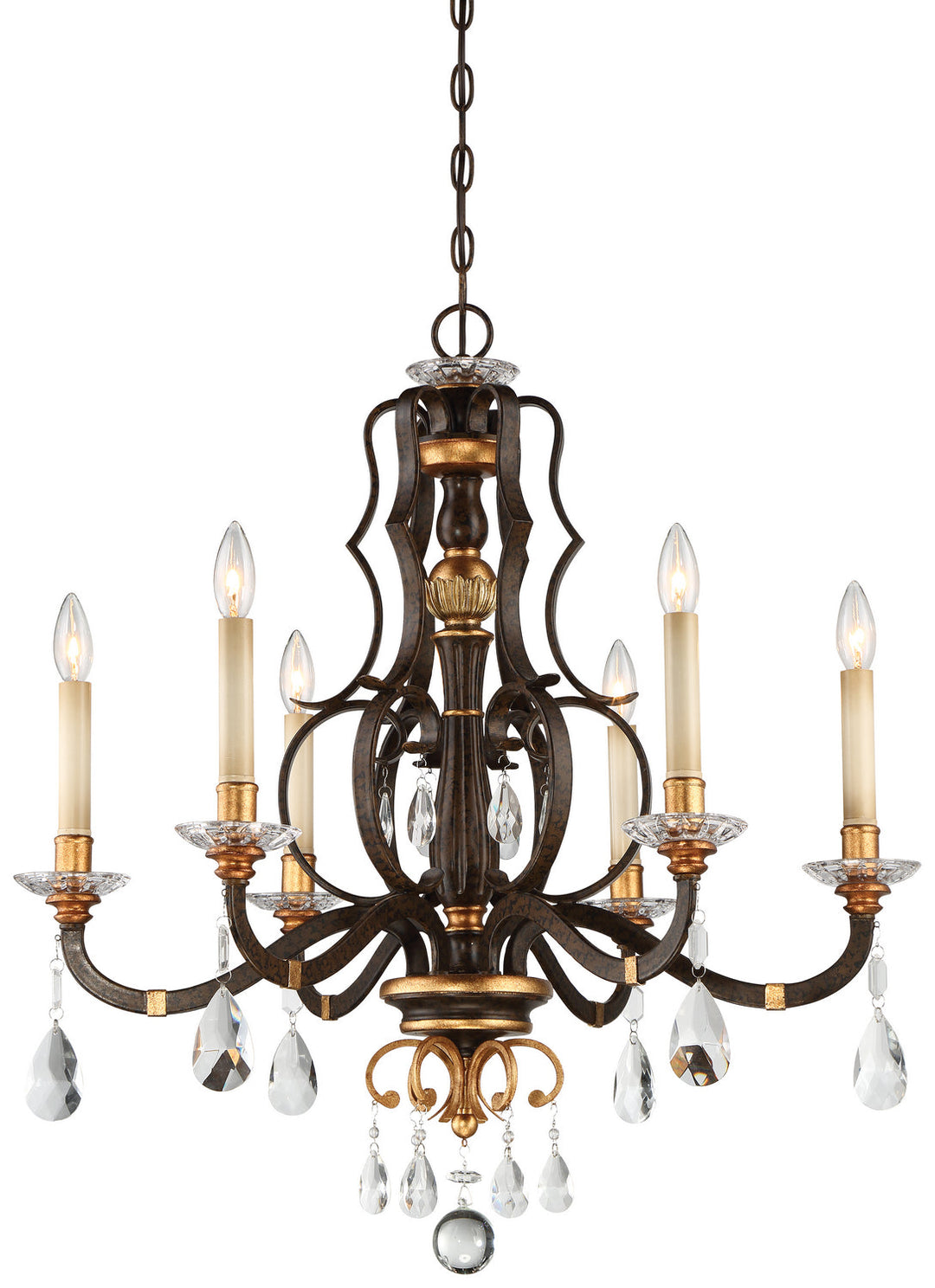 Metropolitan Six Light Chandelier