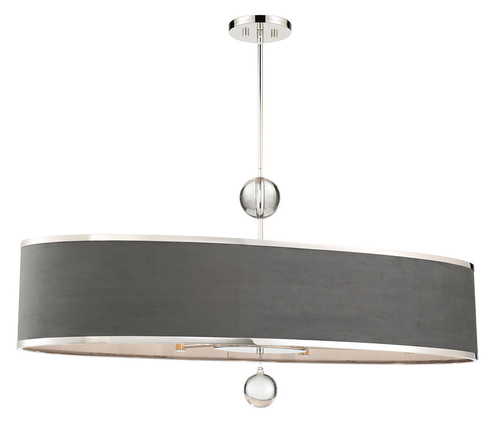 Metropolitan Six Light Island Pendant