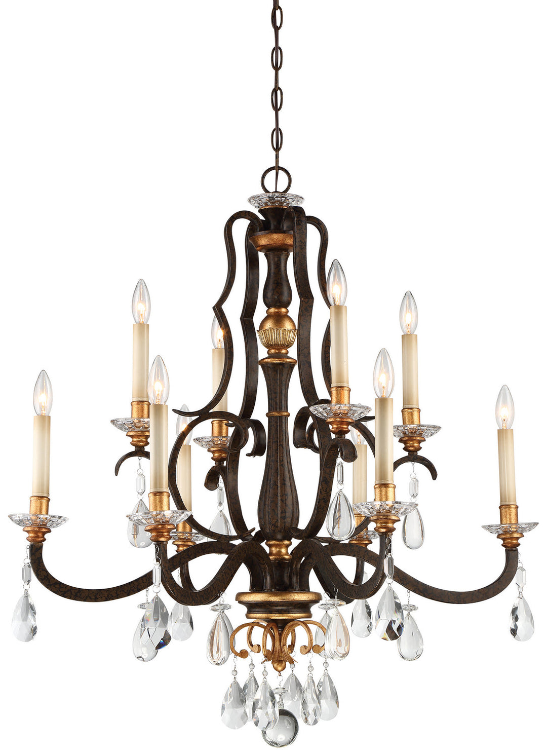 Metropolitan Ten Light Chandelier