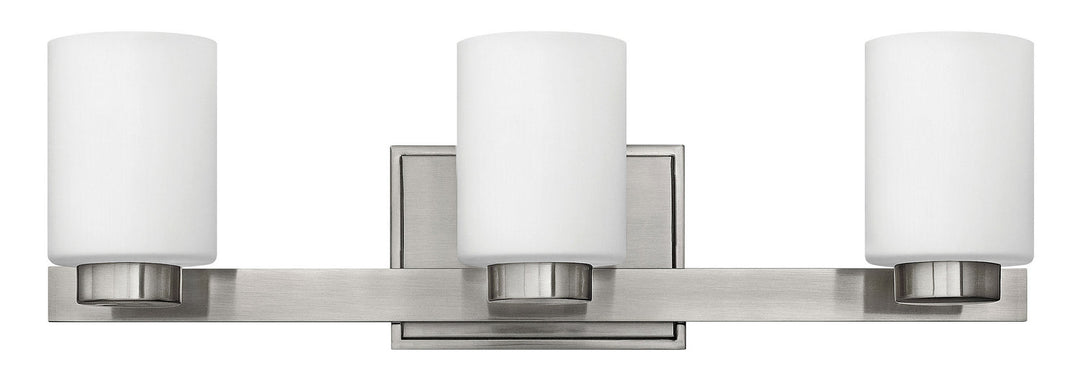 Miley Three Light Bath in Brushed Nickel