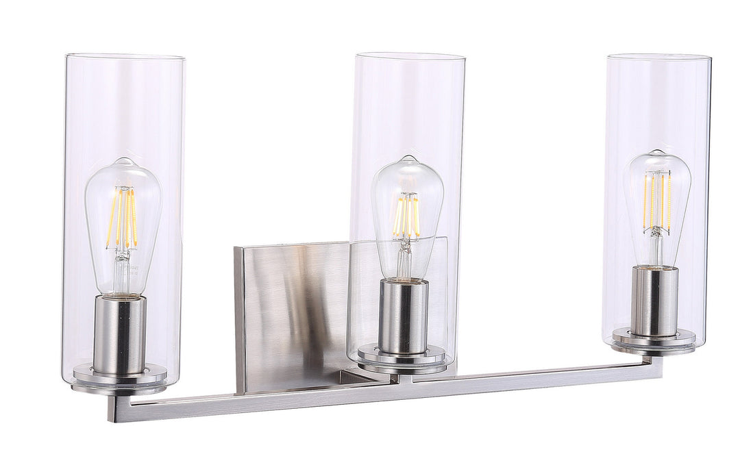 Minka Lavery Acacia Three Light Bath in Brushed Nickel