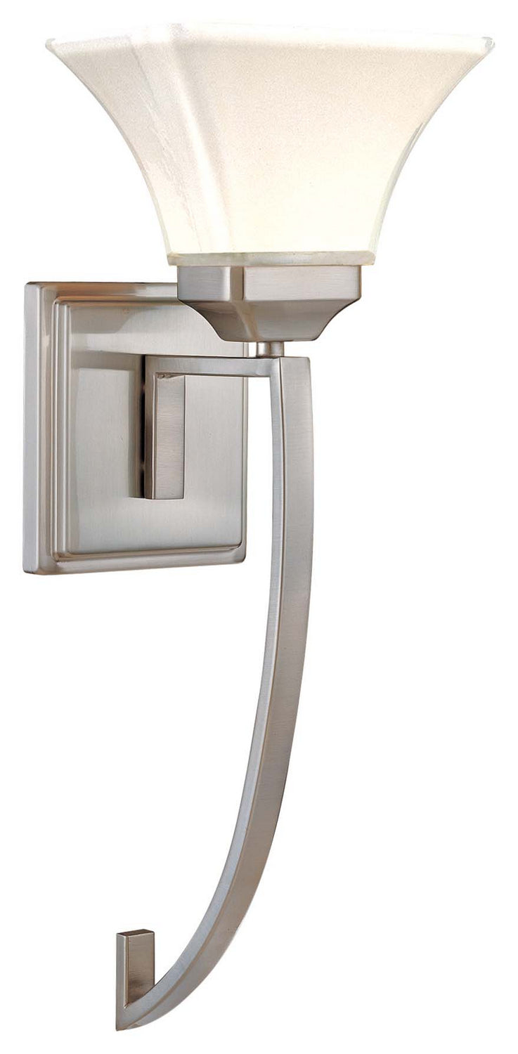 Minka Lavery Agilis One Light Wall Sconce in Brushed Nickel