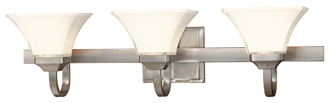 Minka Lavery Agilis Three Light Bath in Brushed Nickel