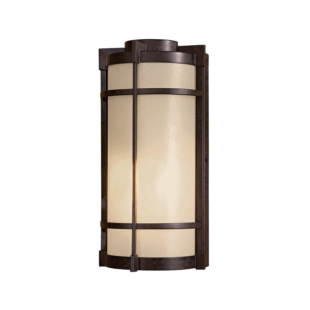 Minka Lavery Andrita Court One Light Outdoor Wall Mount in Textured French Bronze