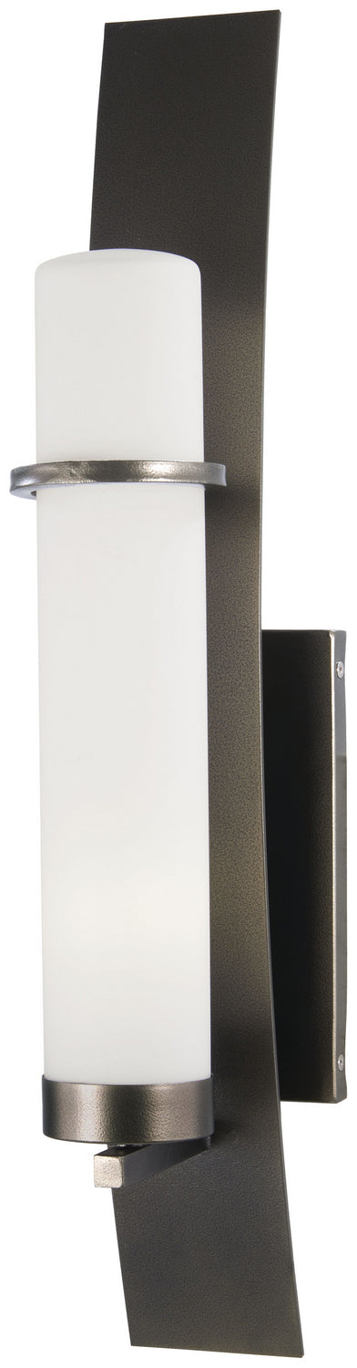 Minka Lavery Arcus Truth One Light Outdoor Wall Mount in Smoked Iron