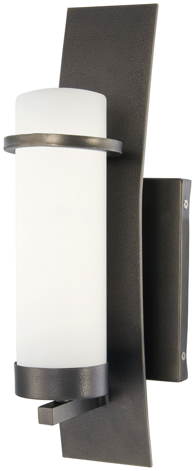 Minka Lavery Arcus Truth One Light Outdoor Wall Mount in Smoked Iron