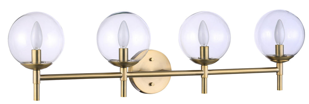Minka Lavery Auresa Four Light Bath in Soft Brass