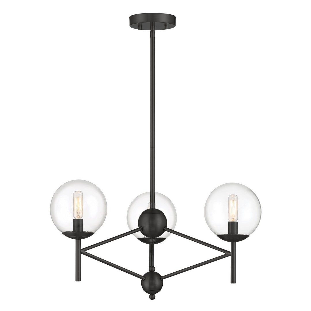 Minka Lavery Auresa Three Light Pendant in Coal