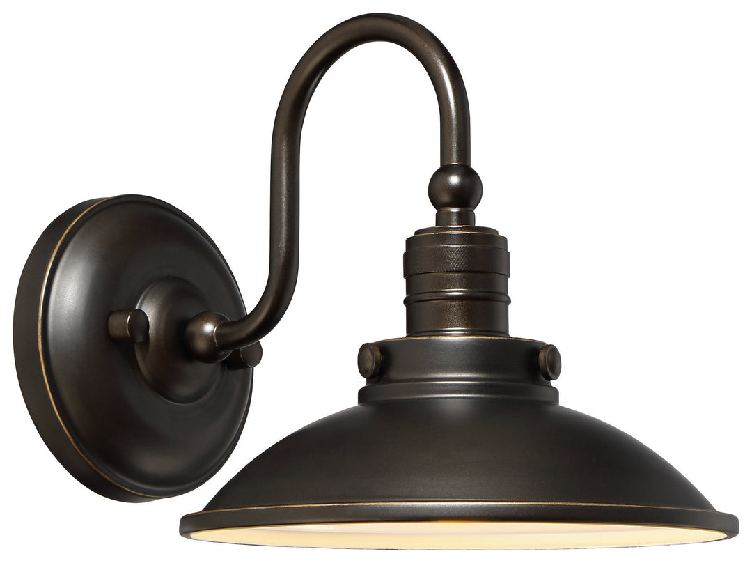 Minka Lavery Baytree Lane LED Outdoor Wall Mount in Oil Rubbed Bronze with Gold Highlights
