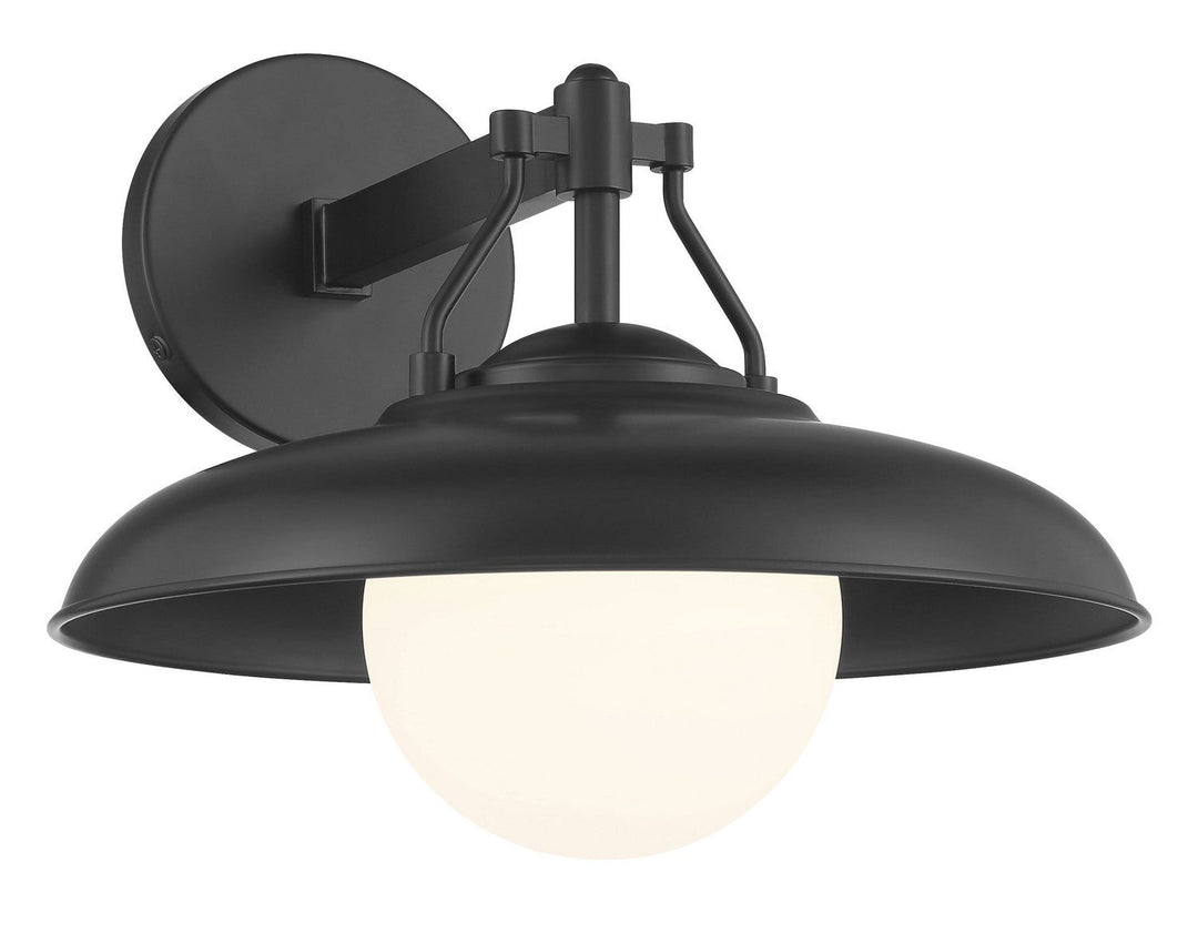 Minka Lavery Cameo Shores One Light Outdoor Wall Mount in Coal