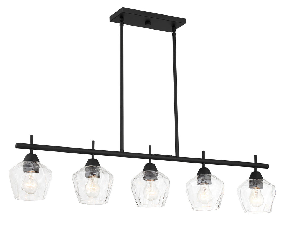 Minka Lavery Camrin Five Light Island Pendant in Coal