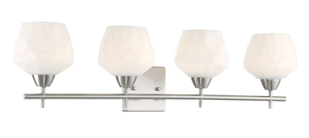Minka Lavery Camrin Four Light Bath in Brushed Nickel
