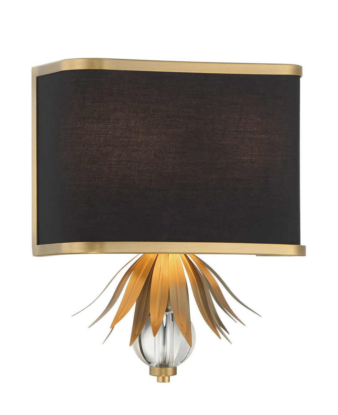 Minka Lavery Caprio Two Light Wall Sconce in Natural Brushed Brass