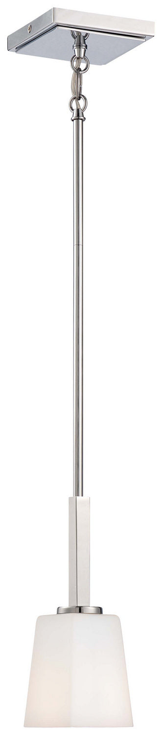 Minka Lavery City Square One Light Mini Pendant in Chrome