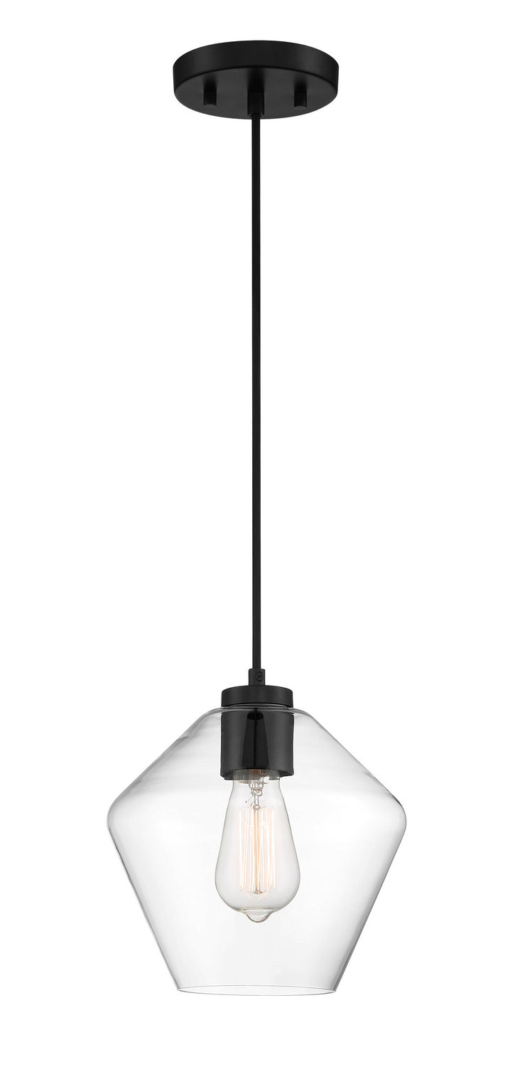 Minka Lavery Clarity One Light Pendant in Coal
